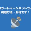 スカパーのカートゥーンネットワーク料金と視聴方法・お得です！