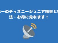 スカパーのディズニージュニア料金と視聴方法・お得に見れます！