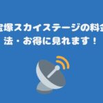 スカパー宝塚スカイステージの料金と視聴方法・お得に見れます！