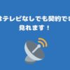 スカパーはテレビなしでも契約できるのか？見れます！