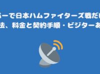 スカパーで日本ハムファイターズ戦だけ見る方法、料金と契約手順・ビジターあり