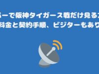 スカパーで阪神タイガース戦だけ見る方法・料金と契約手順、ビジターもあり