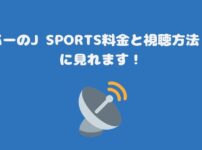 スカパーのJ SPORTS料金と視聴方法・お得に見れます！