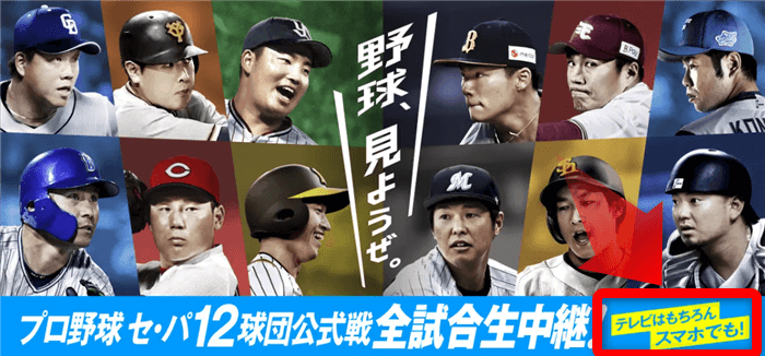 スカパープロ野球セットはスマホ・パソコンで全試合視聴可能