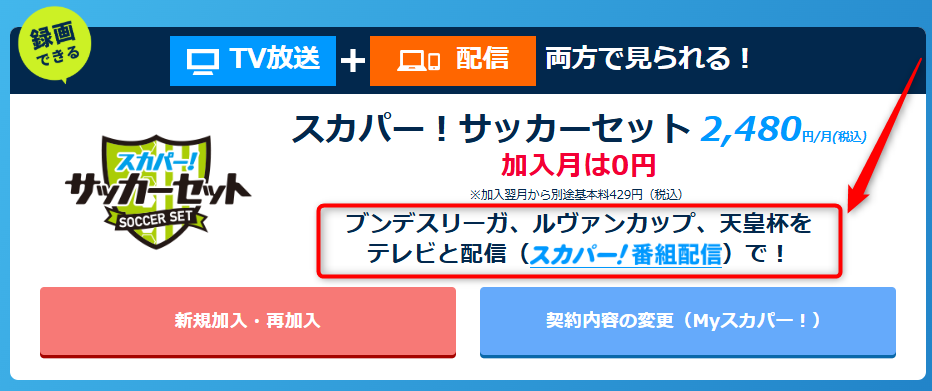 スカパーサッカーセットの配信・スマホ・PC視聴方法
