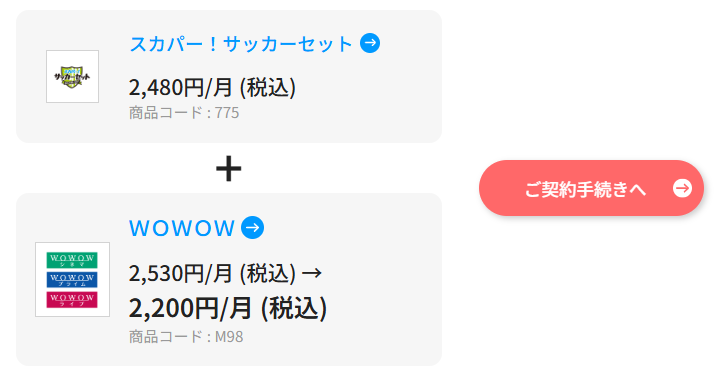 スカパーサッカーセットとWOWOWの割引料金でチャンピオンズリーグをお得に見れる