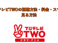 フジテレビTWOの視聴方法・各サービス料金・スマホで見る方法は？